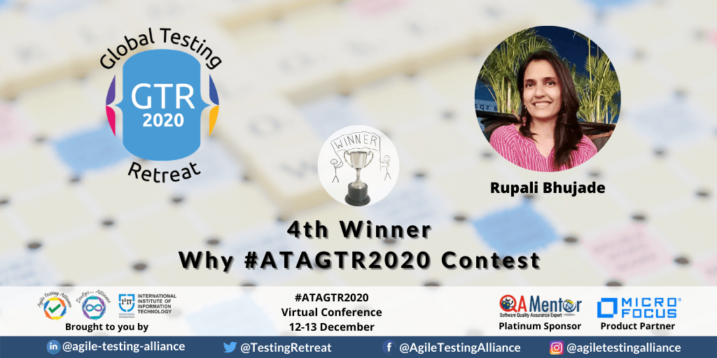 Why ATAGTR2020 Contest 4th Winner Rupali