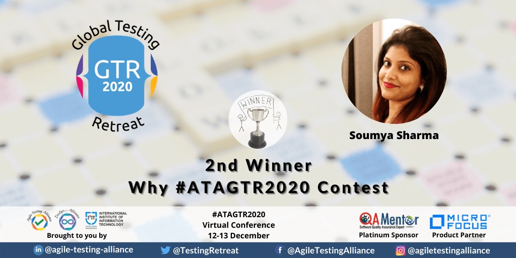 Why ATGTR2020 Contest 2nd Winner Soumya Sharma